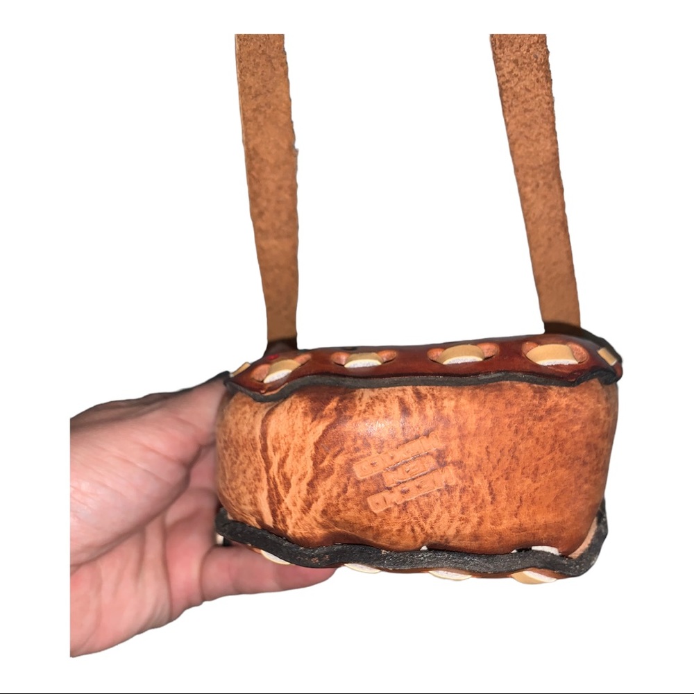 Small handmade leather purse - Picture 6 of 7